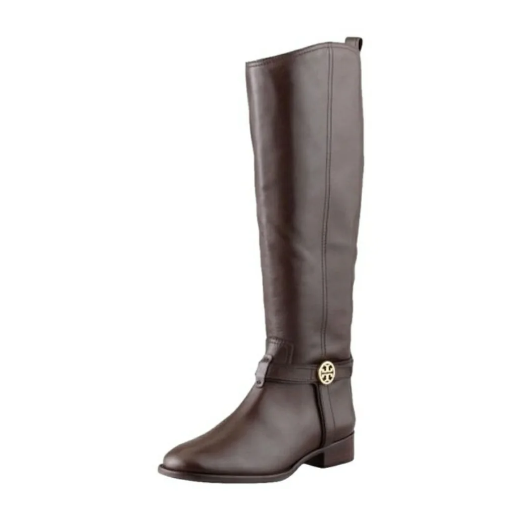 Tori Burch Bristol Brown Coconut boots